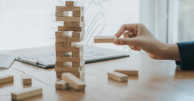 Desk office wooden puzzle